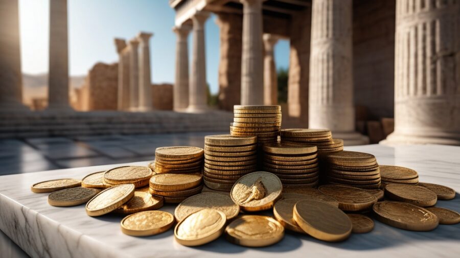 Moedas Comemorativas dos Jogos Olímpicos Antigos
